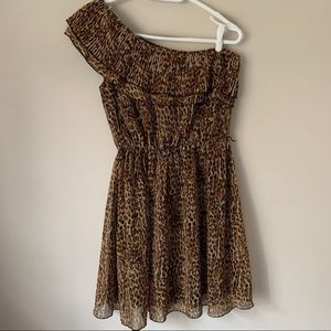 Sam & Mac Cheetah Print Dress Size Small
